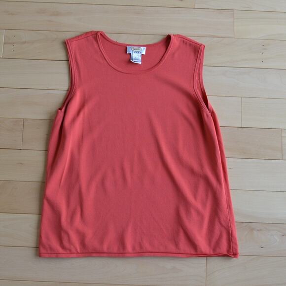 Talbots Tank Top Orange Size 0X - Picture 1 of 4